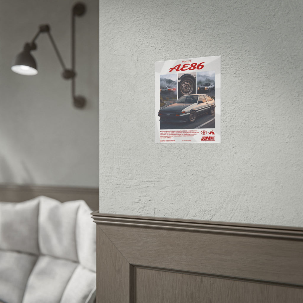 Ferrari F80 Poster – Matte Black Futuristic Hypercar Wall Art (Rolled Print)