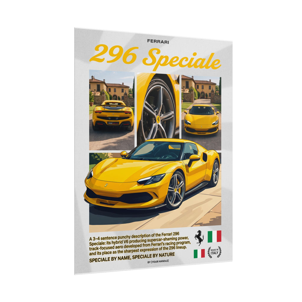Porsche 959 Poster – Paris-Dakar Rally Wall Art (Rolled Print)