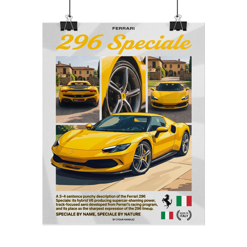 Porsche 959 Poster – Paris-Dakar Rally Wall Art (Rolled Print)