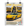Porsche 959 Poster – Paris-Dakar Rally Wall Art (Rolled Print)