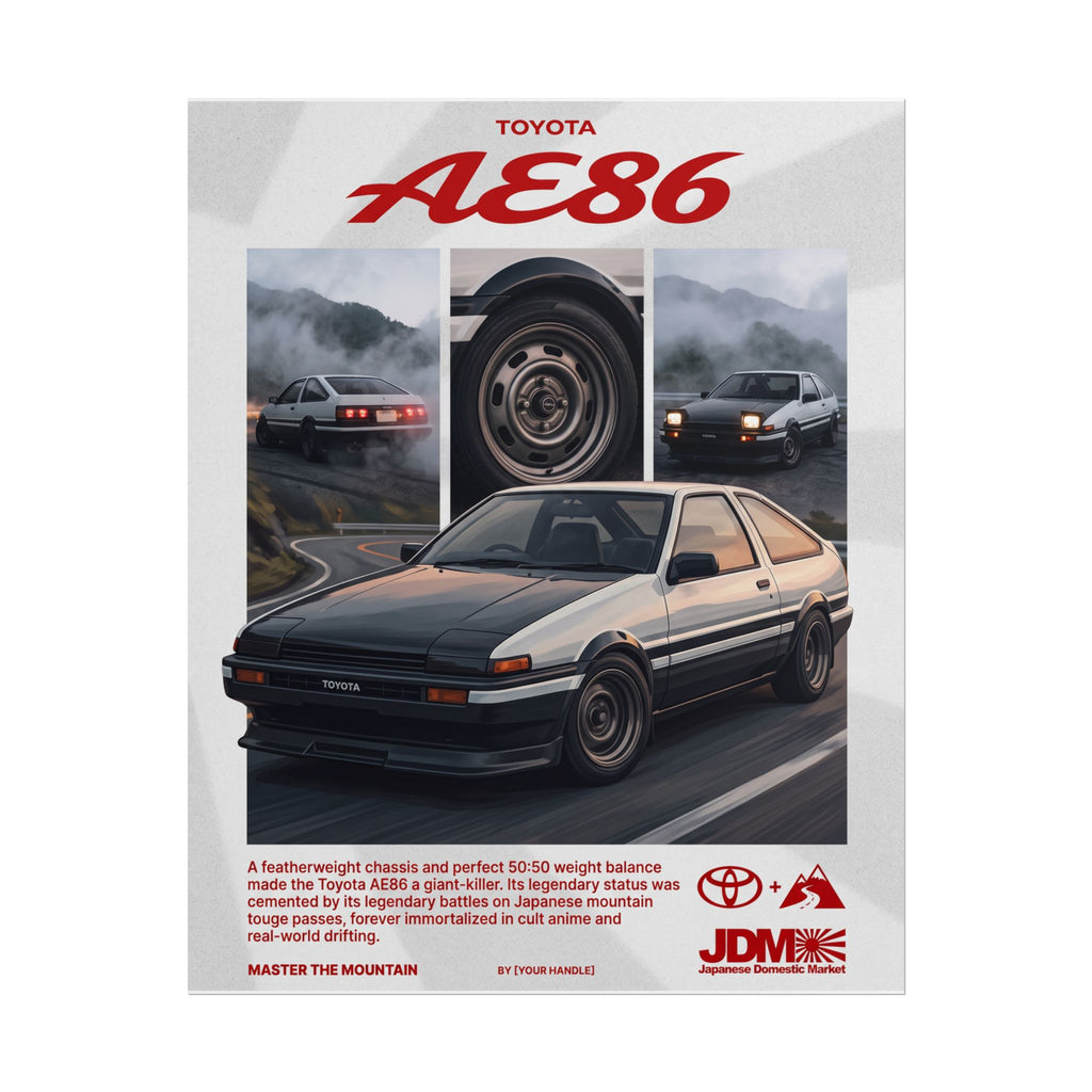 Ferrari F80 Poster – Matte Black Futuristic Hypercar Wall Art (Rolled Print)