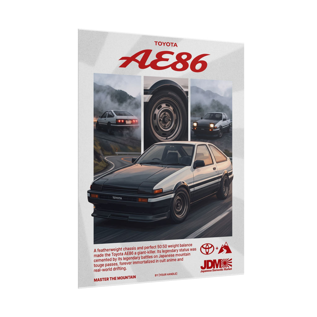 Ferrari F80 Poster – Matte Black Futuristic Hypercar Wall Art (Rolled Print)